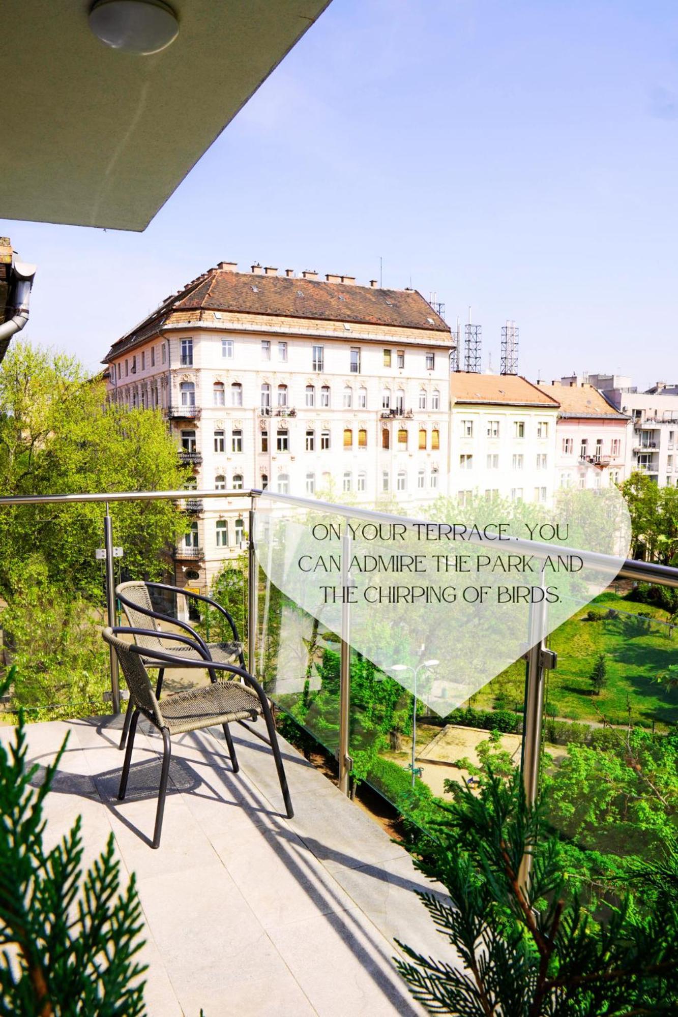 Matyas Corner Apartments Green Square Apartment I Budapest Bilik gambar